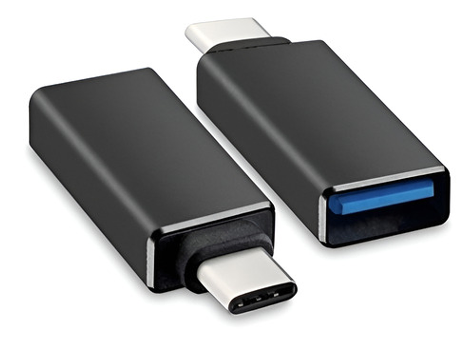 Adaptador Usb C A Usb 3.0 Brobotix Negro Para Macbooks Y Smartphones 1