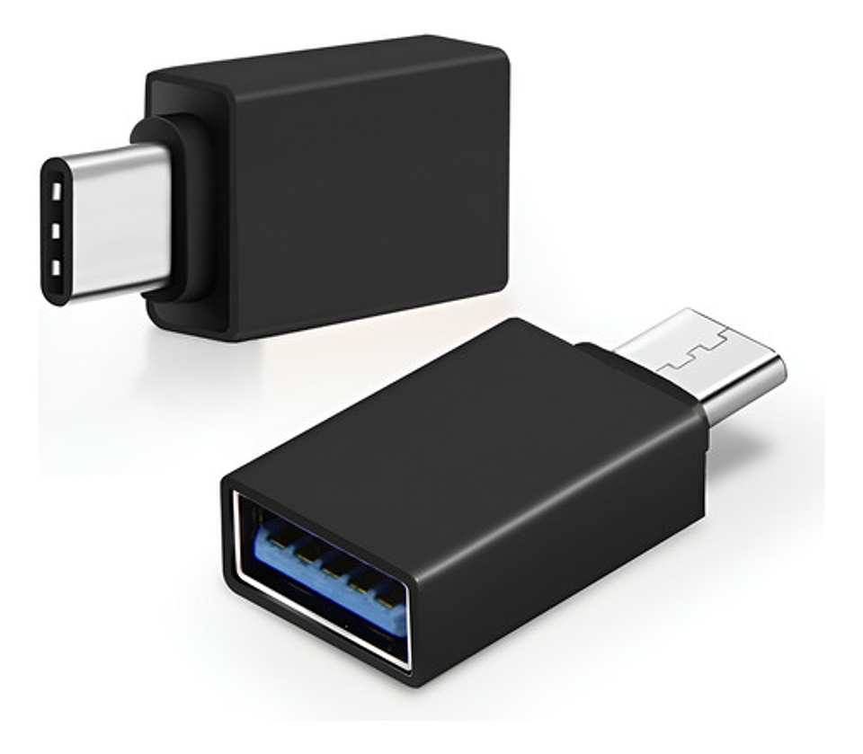 Adaptador Usb C A Usb 3.0 Brobotix Negro Para Macbooks Y Smartphones 3