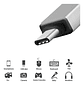 Adaptador Usb C A Usb 3.0 Brobotix Negro Para Macbooks Y Smartphones - Miniatura 4