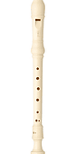 Flauta Dulce Soprano Yamaha Yrs23 Plástico Color Beige Vhex - Miniatura 1