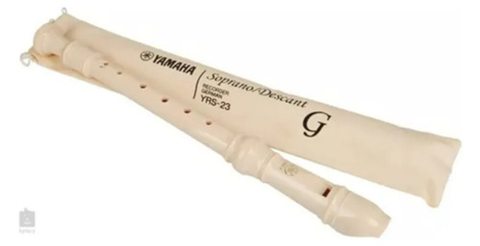 Flauta Dulce Soprano Yamaha Yrs23 Plástico Color Beige Vhex 2