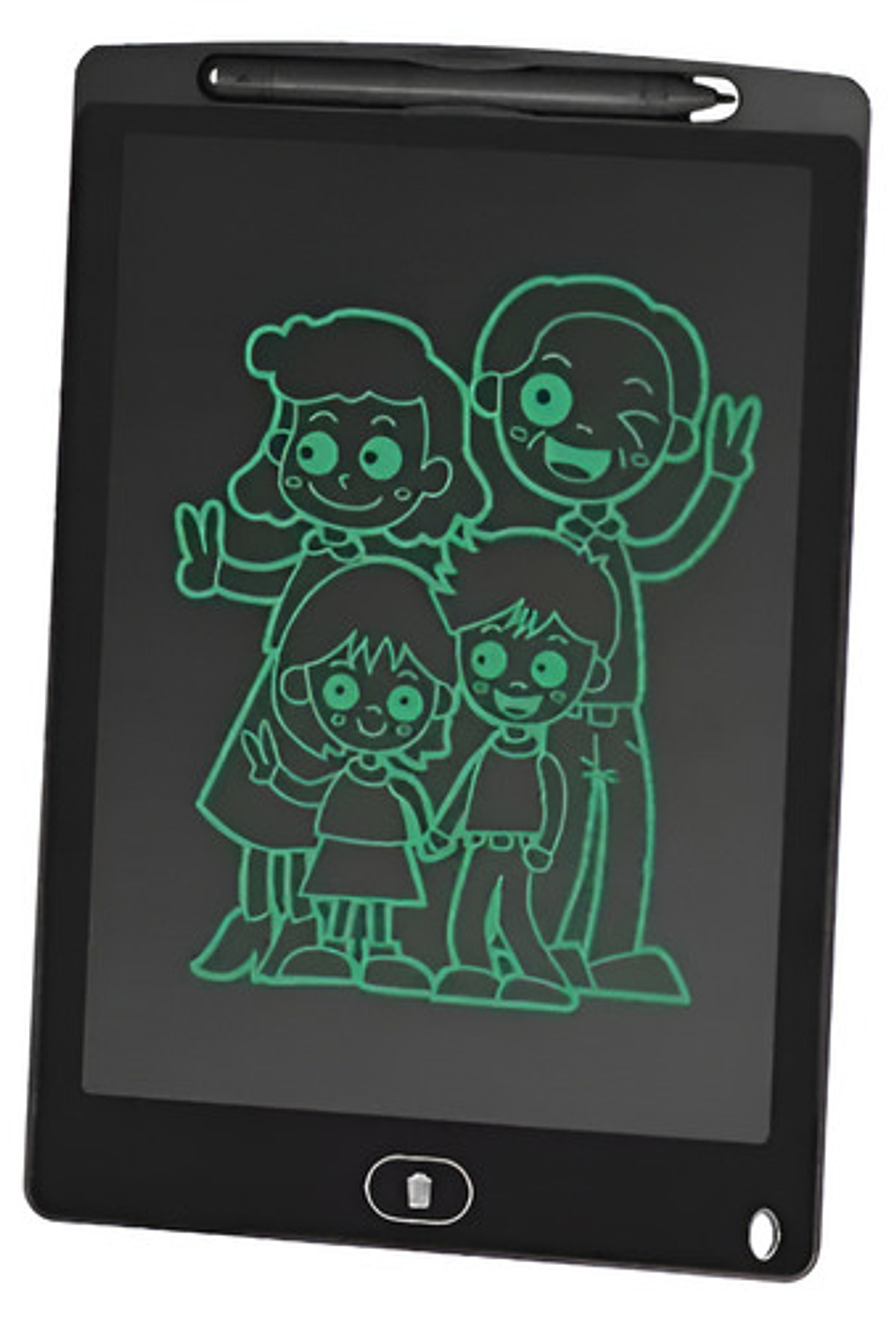 Tablero Mágico Tablero De Notas Lcd Dibujo Y Escritura Color Negro Vhex 3