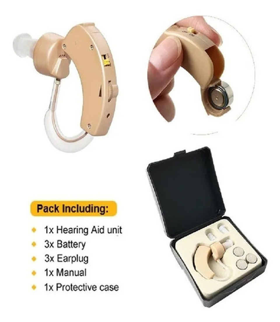 Audifonos Ortopedicos Audífonos Para Sordera Con Baterias Audifonos Adulto Mayor Para Sordos Qatarshop 7