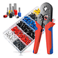 Set Alicate Crimpador + 1200 Terminales Alicates Crimpadora - Miniatura 1
