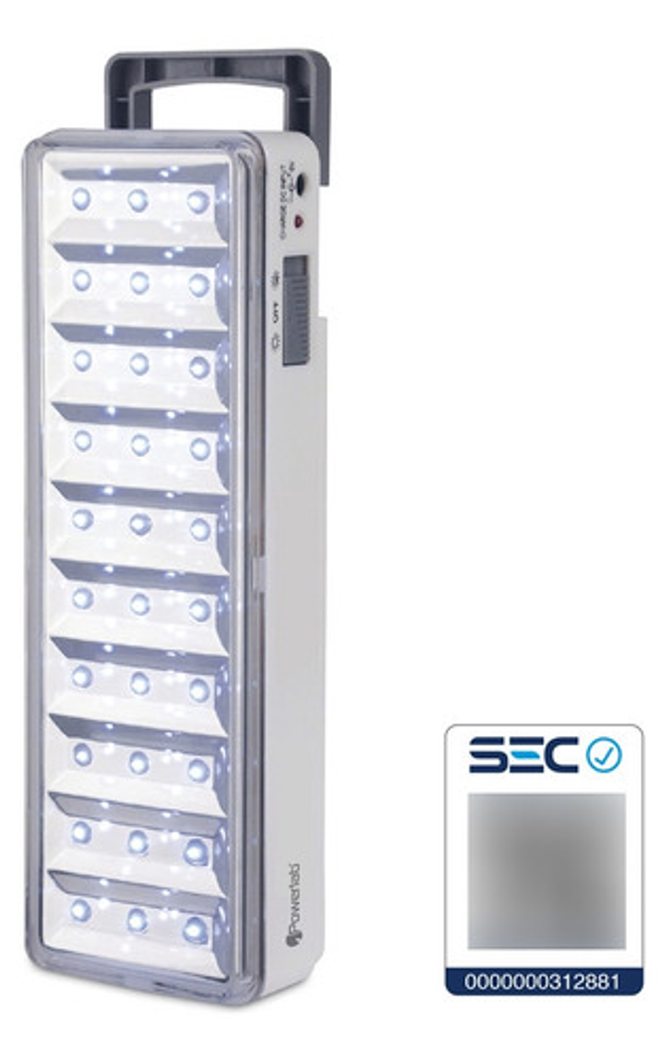 Lámpara De Emergencia Led Con Batería Recargable 30 Leds  12 3