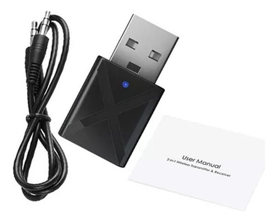 Emisor Transmisor Receptor Bluetooth 5.0 Audio Miniplug 3.5 2