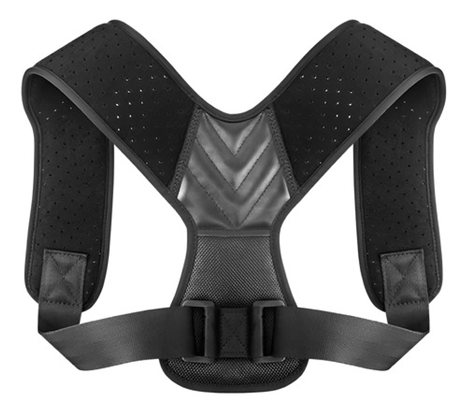 Corrector De Postura Espalda Mujer Hombre Ajustable Color Negro Talla Xl 1