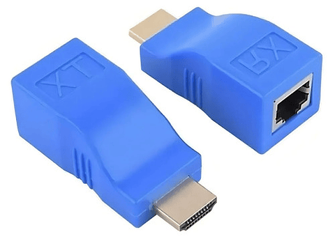 Extensor Hdmi 30 Mts Ethernet Cable Rj45 Cat 6 4k 2k Full Hd 1080p Por Utp Dvr Camaras Vhex