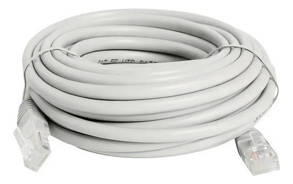 Cable Internet Rj45 Lan Red Cat 5e Ethernet De 10 Metros 7