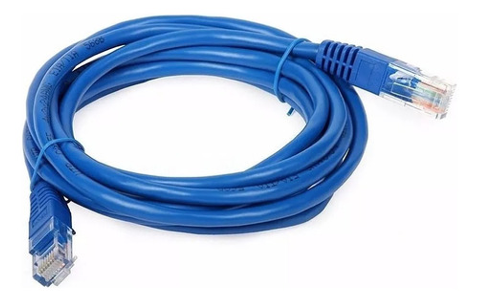 Cable Internet Rj45 Lan Red Cat 5e Ethernet De 10 Metros 8