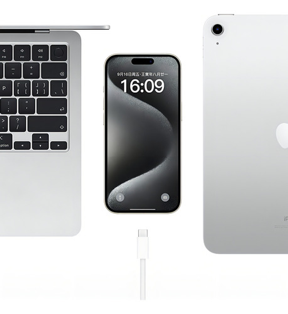 Cable Tipo-c A Tipo-c, 2m, 60w, Trenzado, Blanco 4