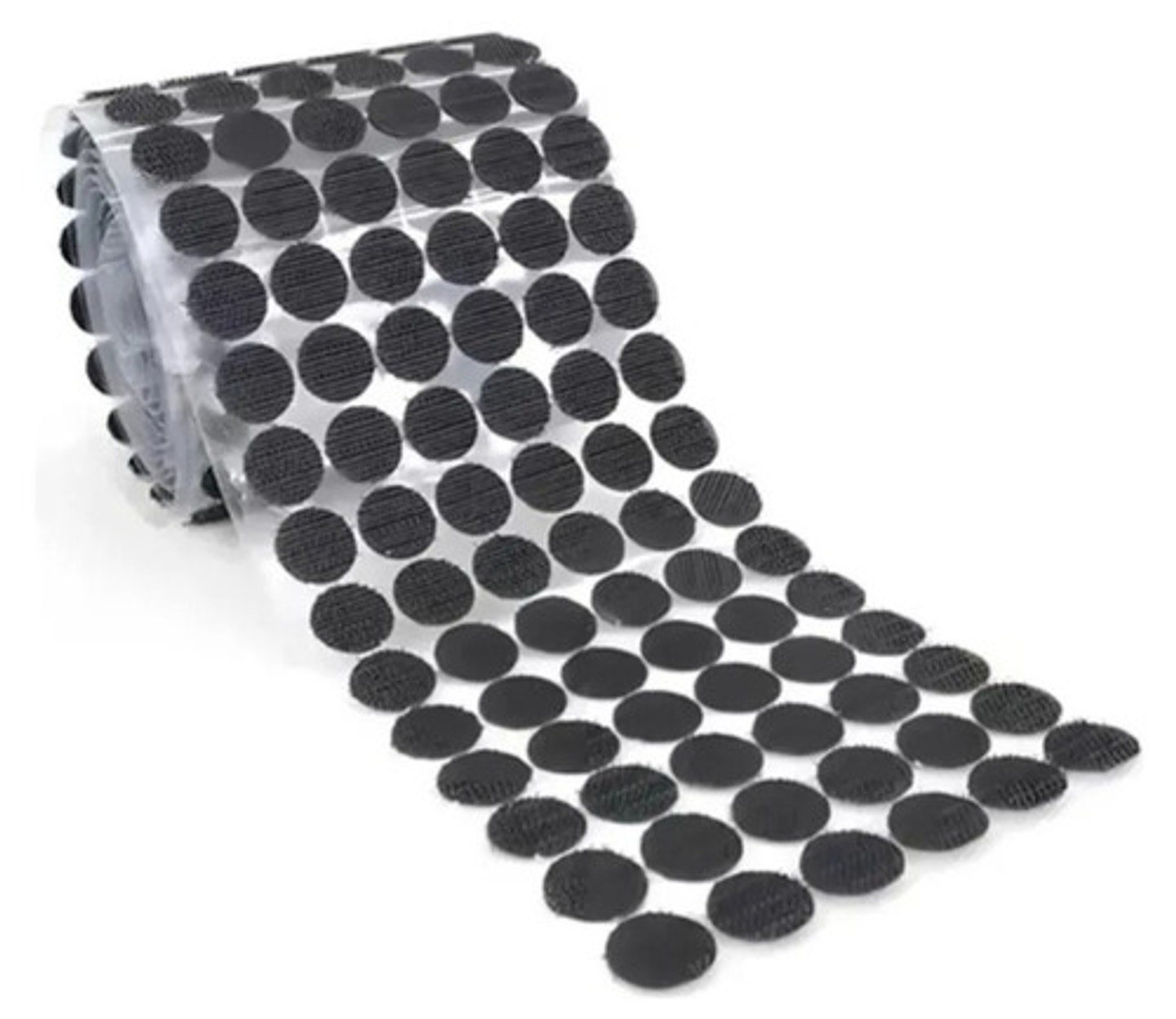 Velcros Autoadhesivos 15mm /102 Pares Circulares Color Negro Vhex 1