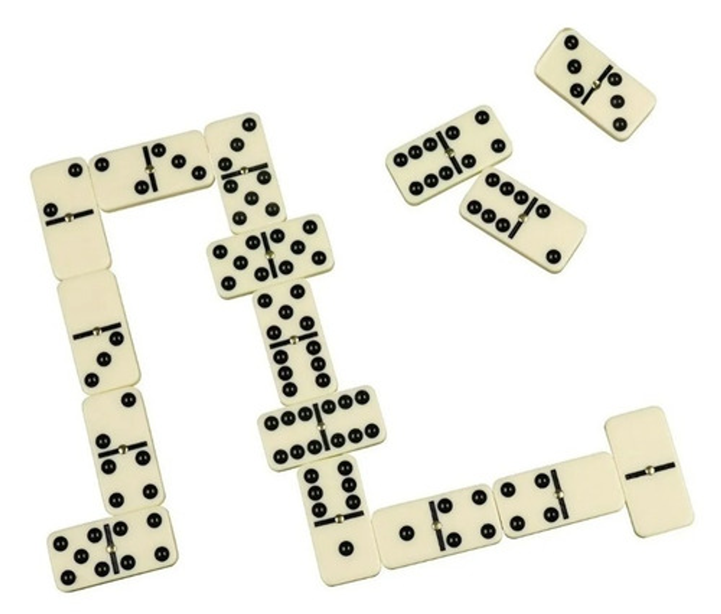 Domino Estuche Plastico Dura Tamaño Grande Vhex 1