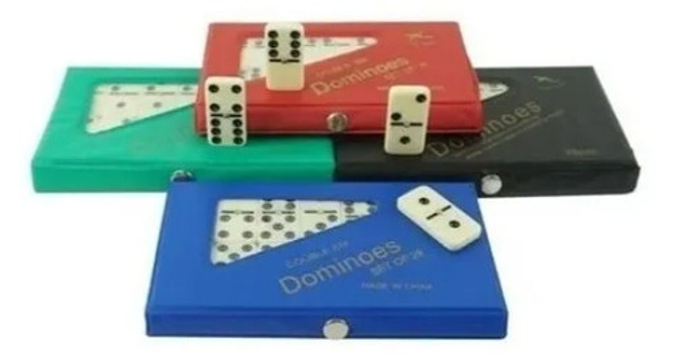 Domino Estuche Plastico Dura Tamaño Grande Vhex 2