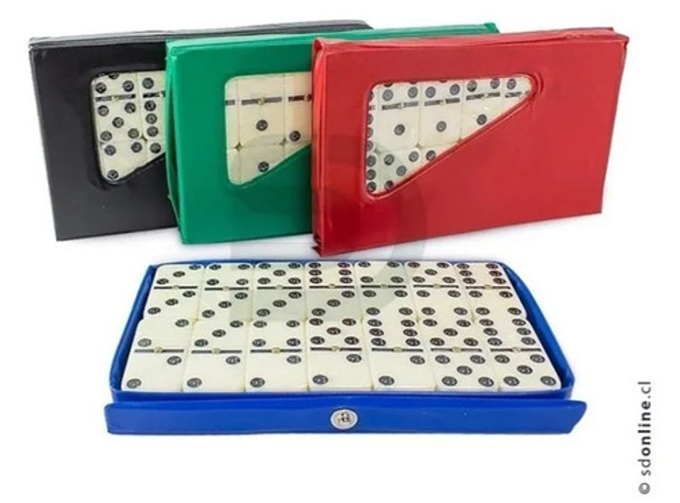 Domino Estuche Plastico Dura Tamaño Grande Vhex 3