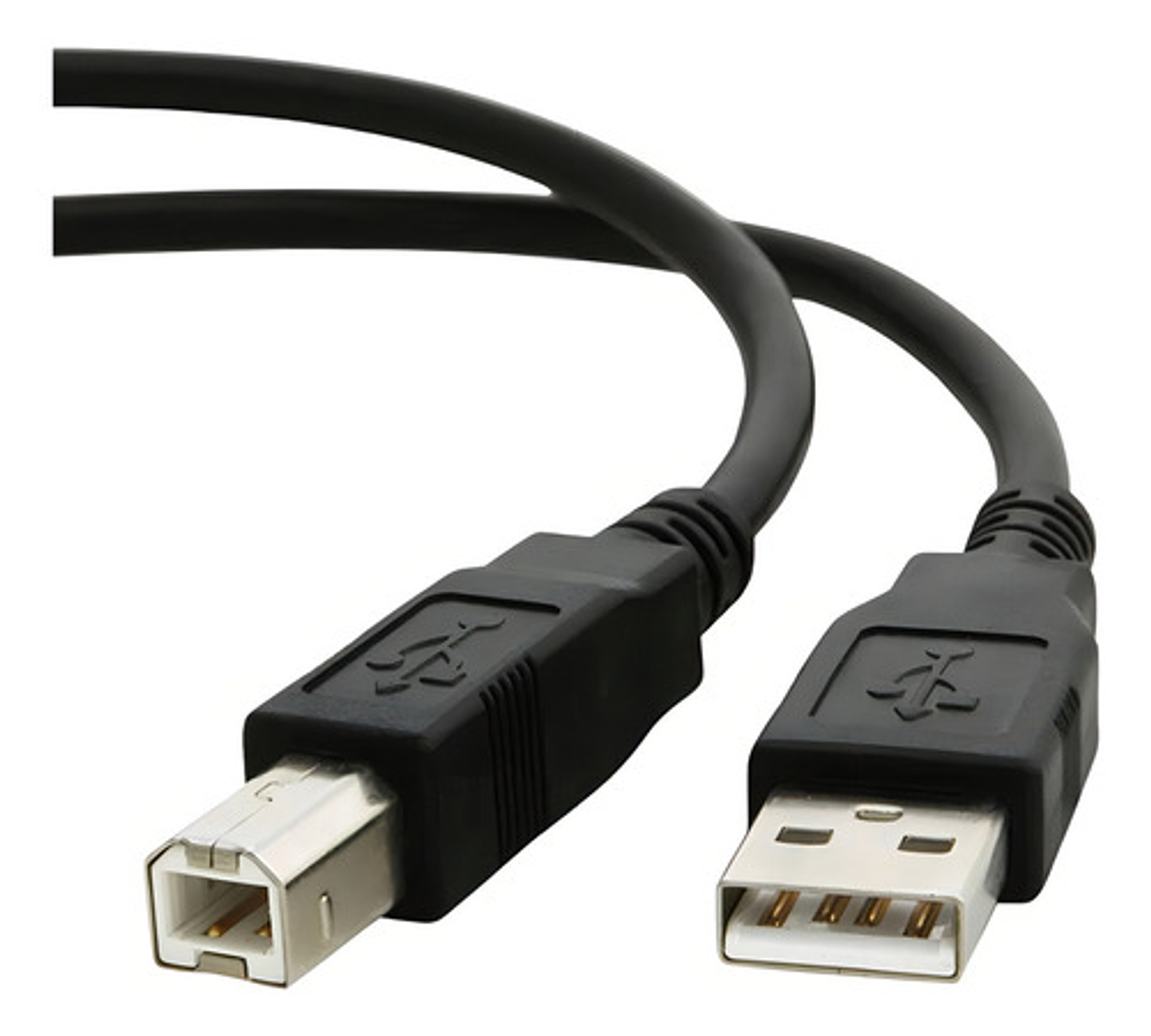Cable Usb 1.5 Metros Cable Para Impresora Usb 2.0 Tipo B Cta Color Negro 1