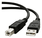 Cable Usb 1.5 Metros Cable Para Impresora Usb 2.0 Tipo B Cta Color Negro - Miniatura 1