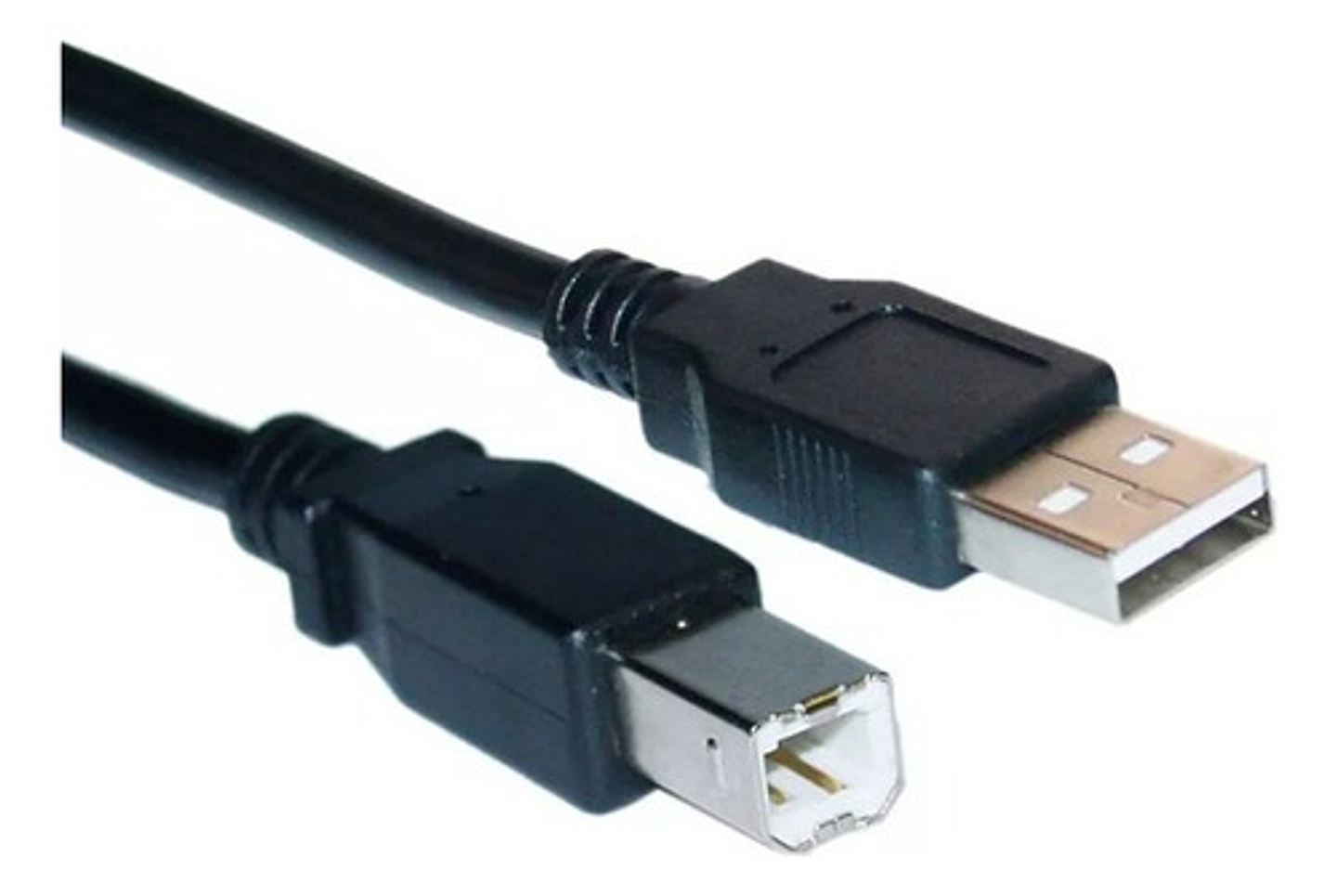 Cable Usb 1.5 Metros Cable Para Impresora Usb 2.0 Tipo B Cta Color Negro 2