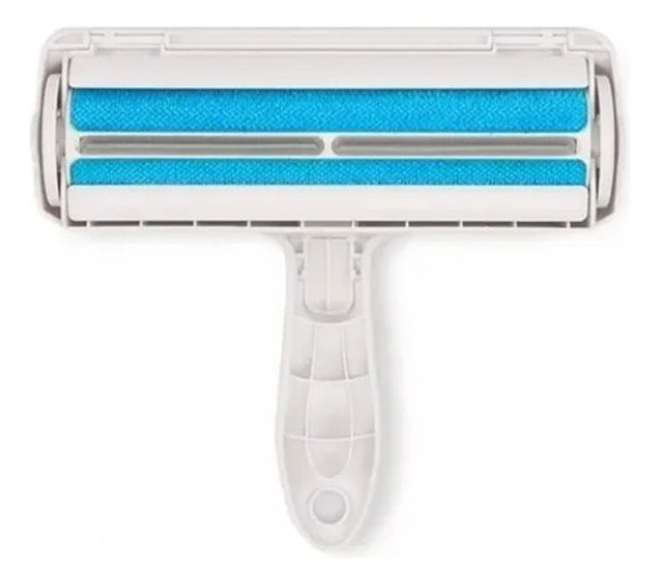 Pack X2 Rodillo Quitapelusas Manual - Rodillo Multiuso Ropa Mascota Saca Pelusa - Rodillo Removedor De Pelo Para Mascotas - Rodillo Quita Pelusa Pelo Ropa Reutilizable Azul 7