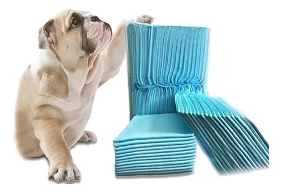 50 Pañales Tipo Sabanillas Mascotas Perros Gatos 60x45 Cms 1