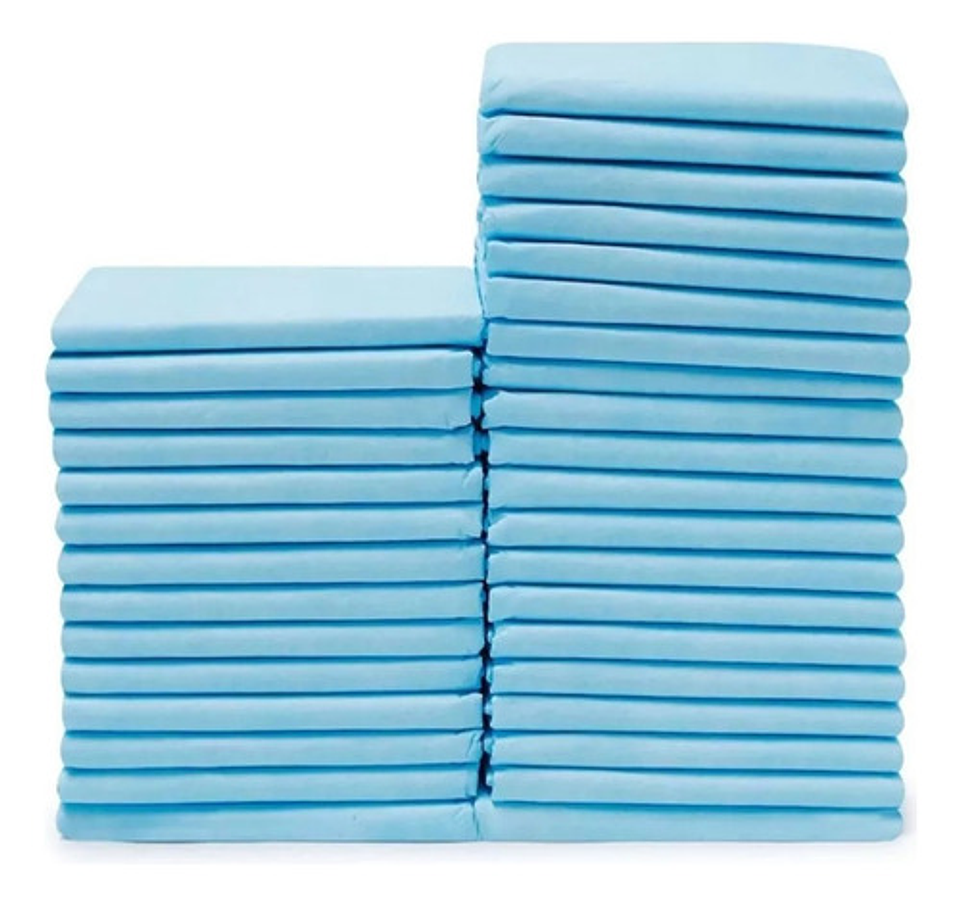 50 Pañales Tipo Sabanillas Mascotas Perros Gatos 60x45 Cms 4