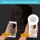 Aro De Luz Led Recargable Portátil Clip Celular Usb Color Blanco - Miniatura 9