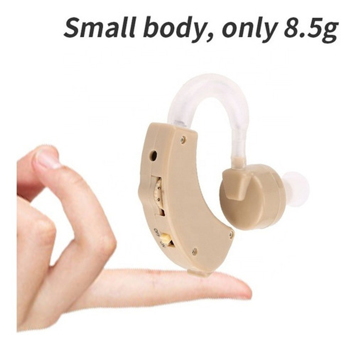 Pack 2 Audifonos Para Sordera Sordo Aumento De Audición Beige 4