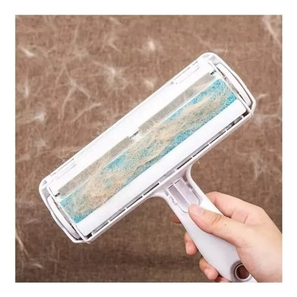 Elimina Pelos Y Pelusas De Mascotas Blanco/celeste 4