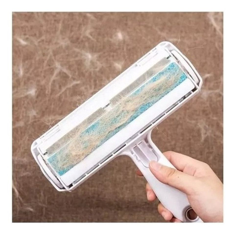 Elimina Pelos Y Pelusas De Mascotas Blanco/celeste 4