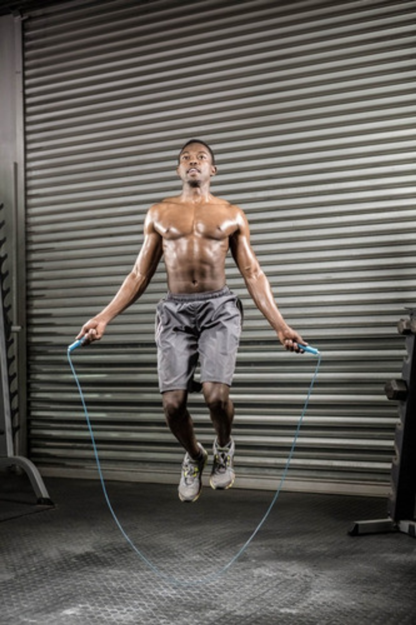 Cuerda Para Saltar Cardio Crossfit Deporte Velocidad Color Negro 6