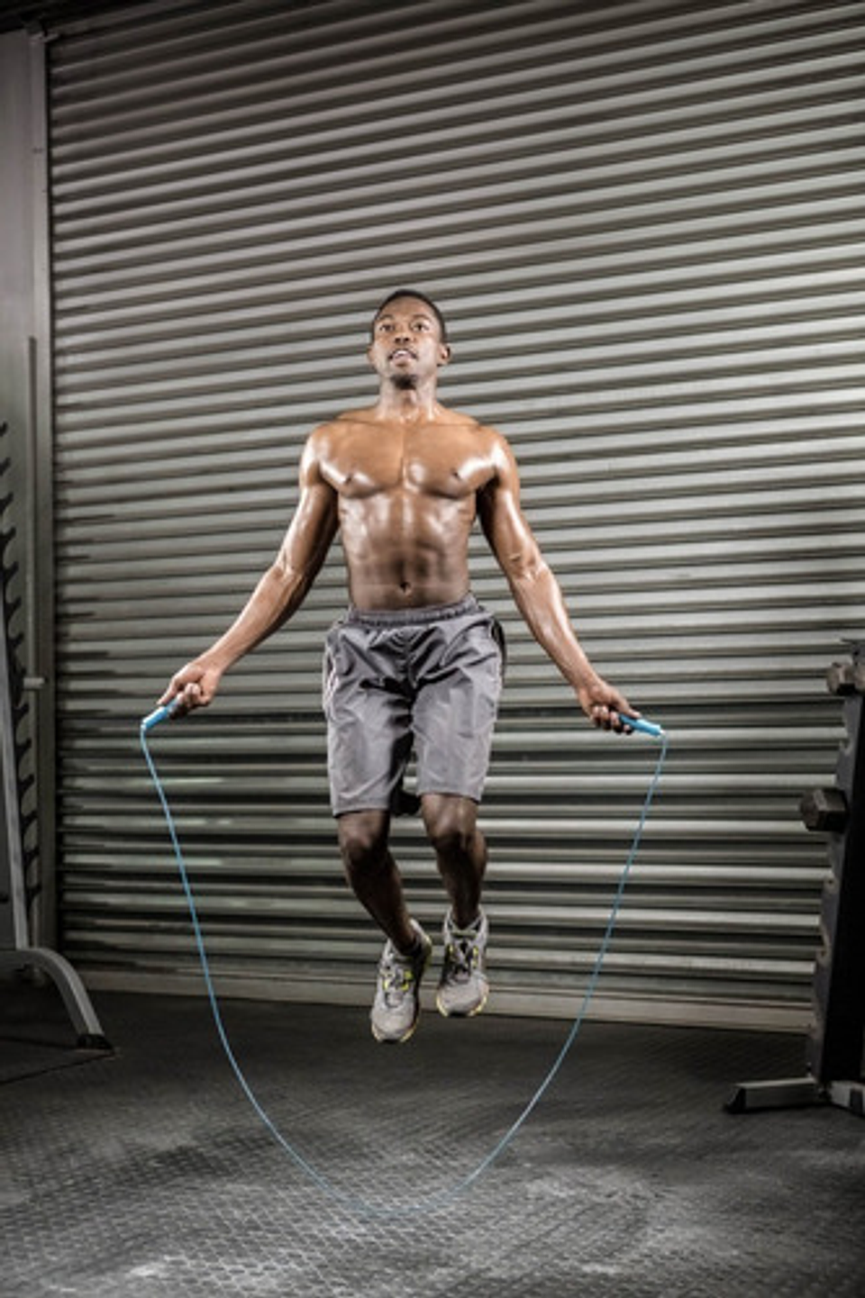 Cuerda Para Saltar Cardio Crossfit Deporte Velocidad Color Negro 6