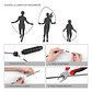 Cuerda Para Saltar Cardio Crossfit Deporte Velocidad Color Negro - Miniatura 7