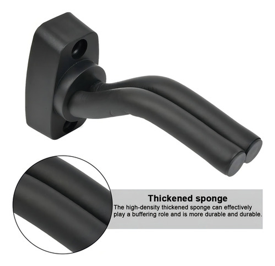 Pack 4 Soporte Colgador De Pared Para Guitarra Anticaída Col 4