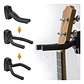 Pack 4 Soporte Colgador De Pared Para Guitarra Anticaída Color Negro - Miniatura 2