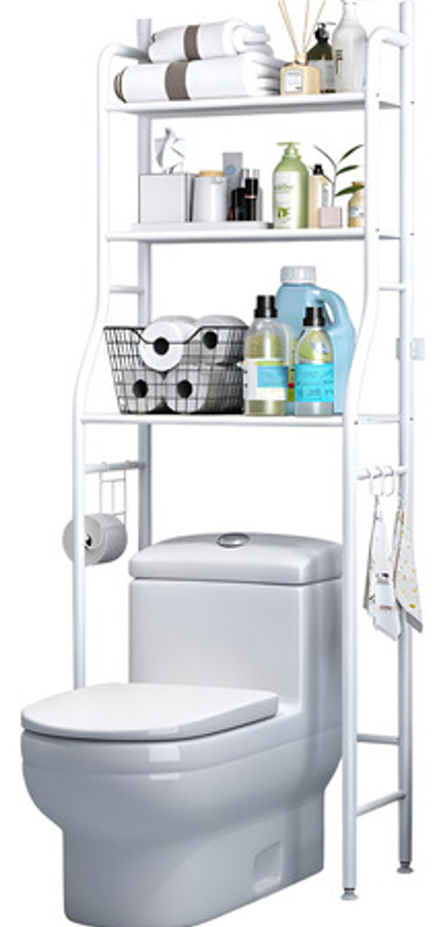 Estante Mueble Organizador De Baño 3nvl Color Colores Blanco 1