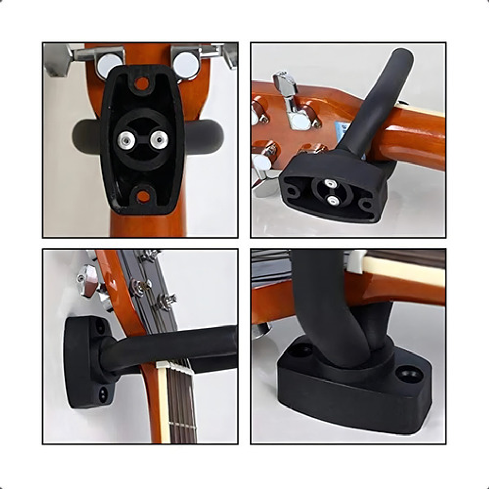 Soporte Para Guitara, Bajo, Ukelele, Cuatro De Muro O Pared 6