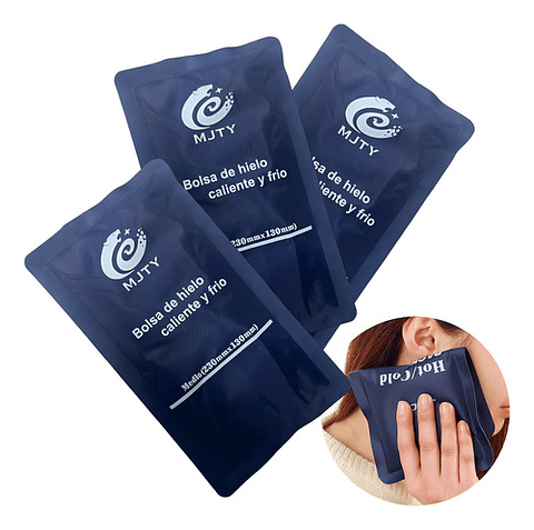 Compresa Gel Frio 3 Unidades Reutilizable Qatarshop Compresa Calor Frio Mini Guatero Caliente Frio 230mmx130mm Alivio Fiebre Dolor Muscular Golpes Tratamiento De Lesiones Gel Frio Calor Cuello Espalda