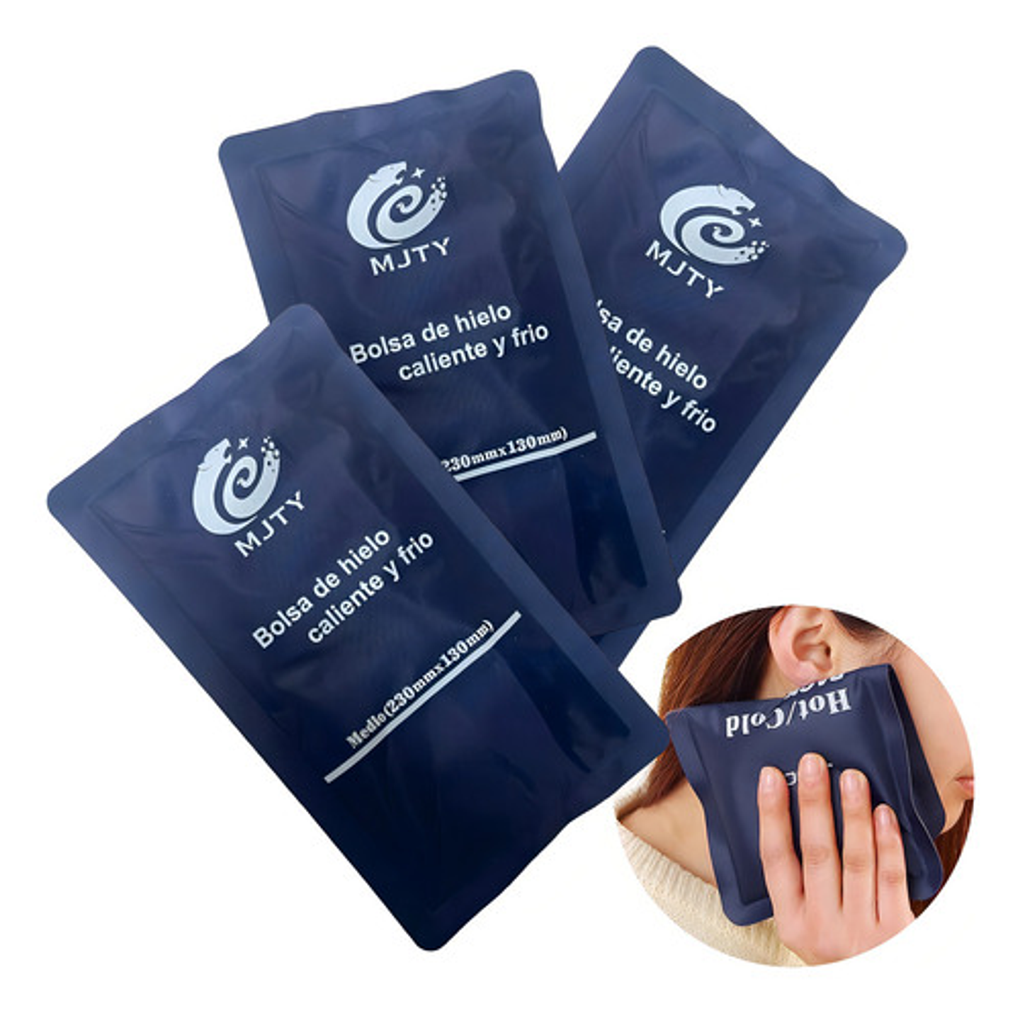 Compresa Gel Frio 3 Unidades Reutilizable Qatarshop Compresa Calor Frio Mini Guatero Caliente Frio 230mmx130mm Alivio Fiebre Dolor Muscular Golpes Tratamiento De Lesiones Gel Frio Calor Cuello Espalda 1