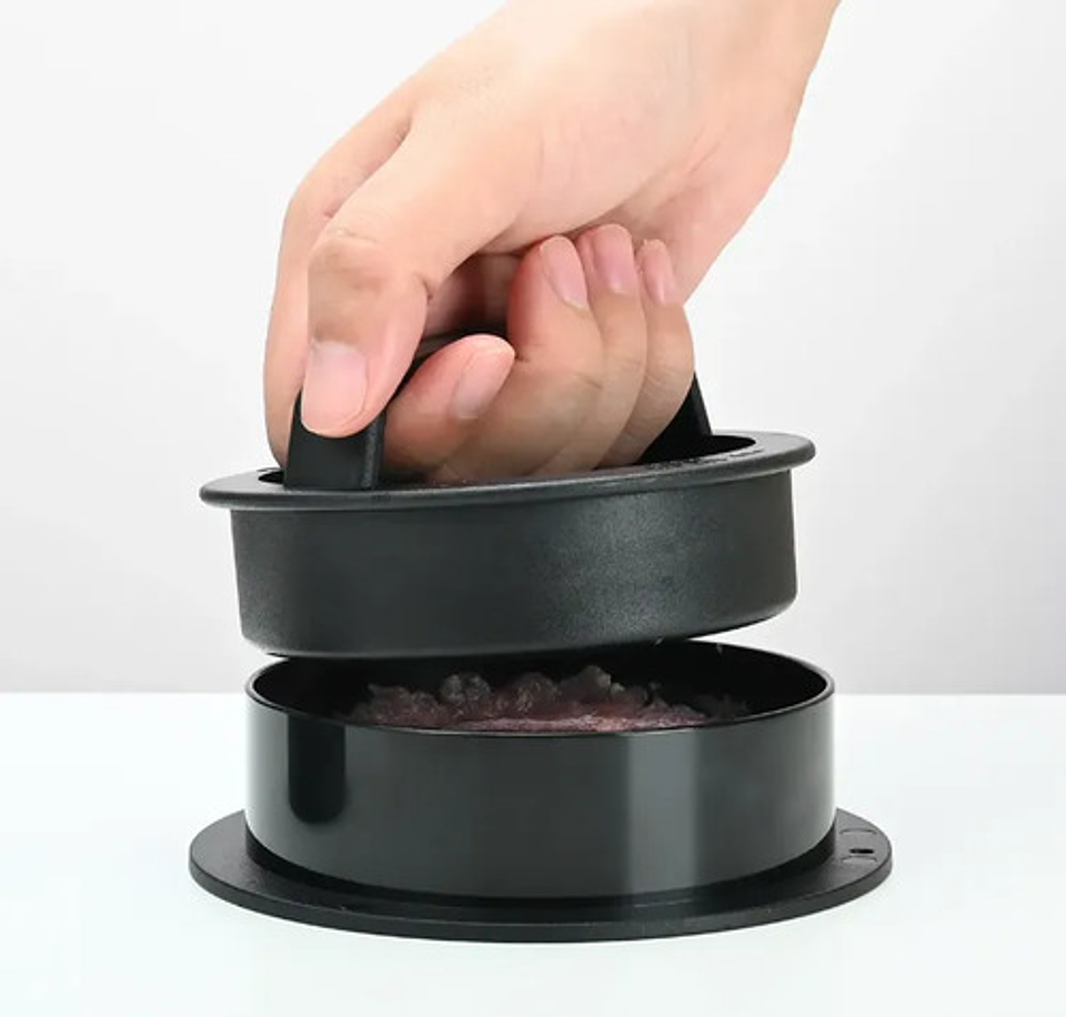 Prensa Para Hamburguesa Prensador Molde Carne Antiadherente 2