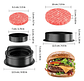 Prensa Para Hamburguesa Prensador Molde Carne Antiadherente - Miniatura 4