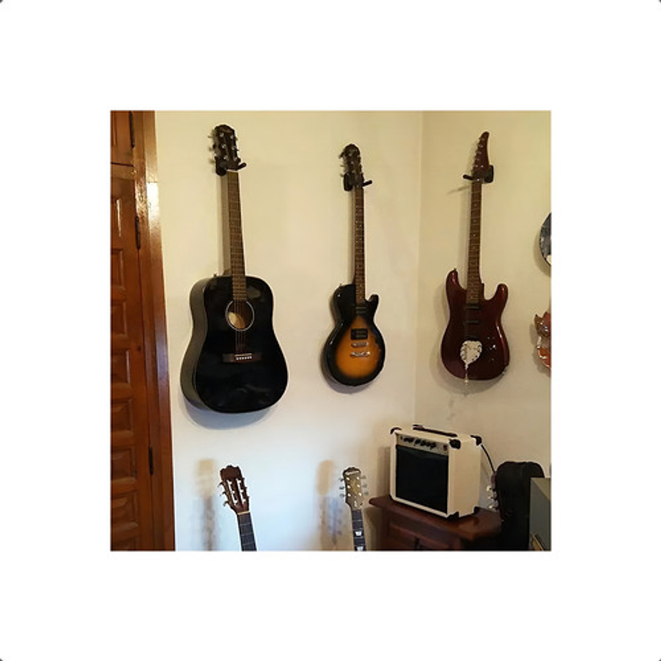 Soporte Para Guitara, Bajo, Ukelele, Cuatro De Muro O Pared 7