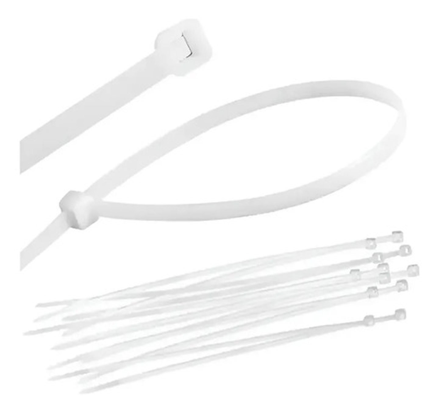 Amarra Plastica 3.6 X 200mm 100 Unidades 2