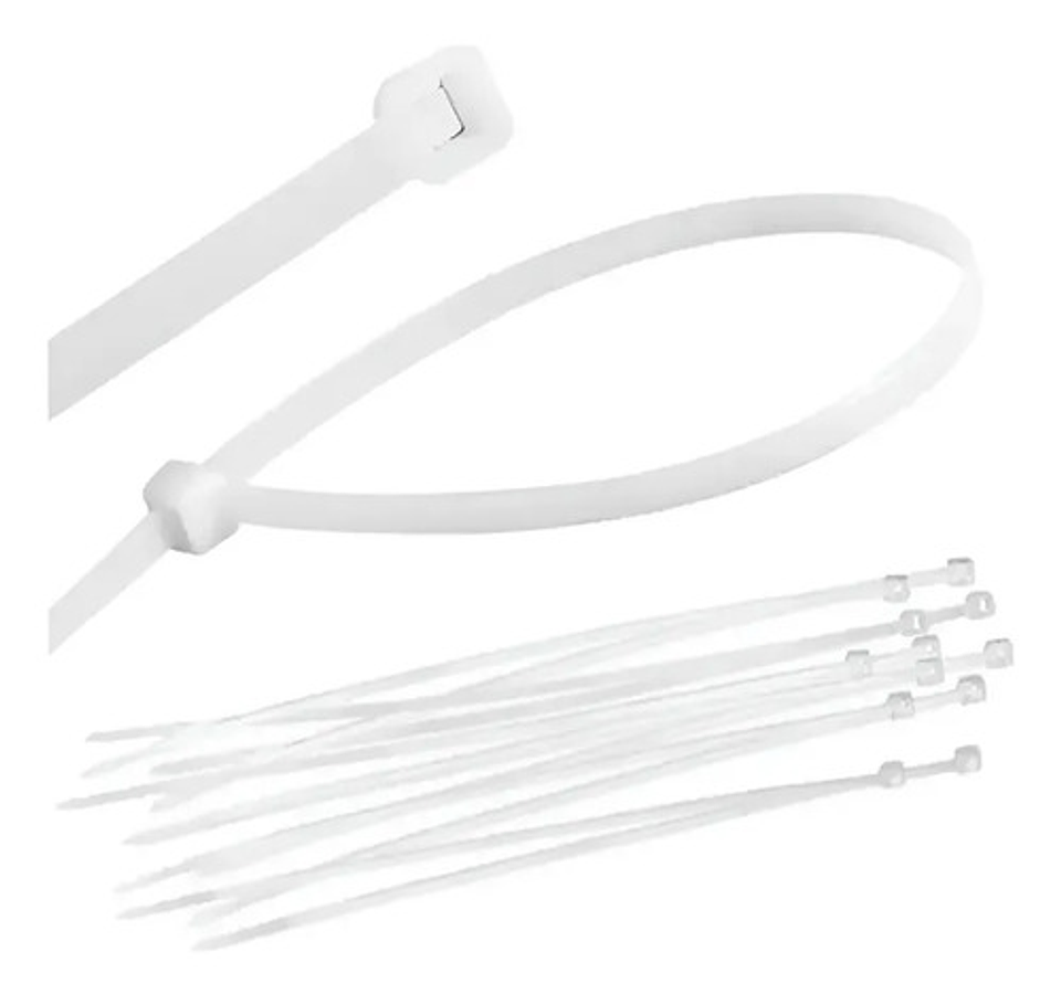 Amarra Plastica 3.6 X 200mm 100 Unidades 2