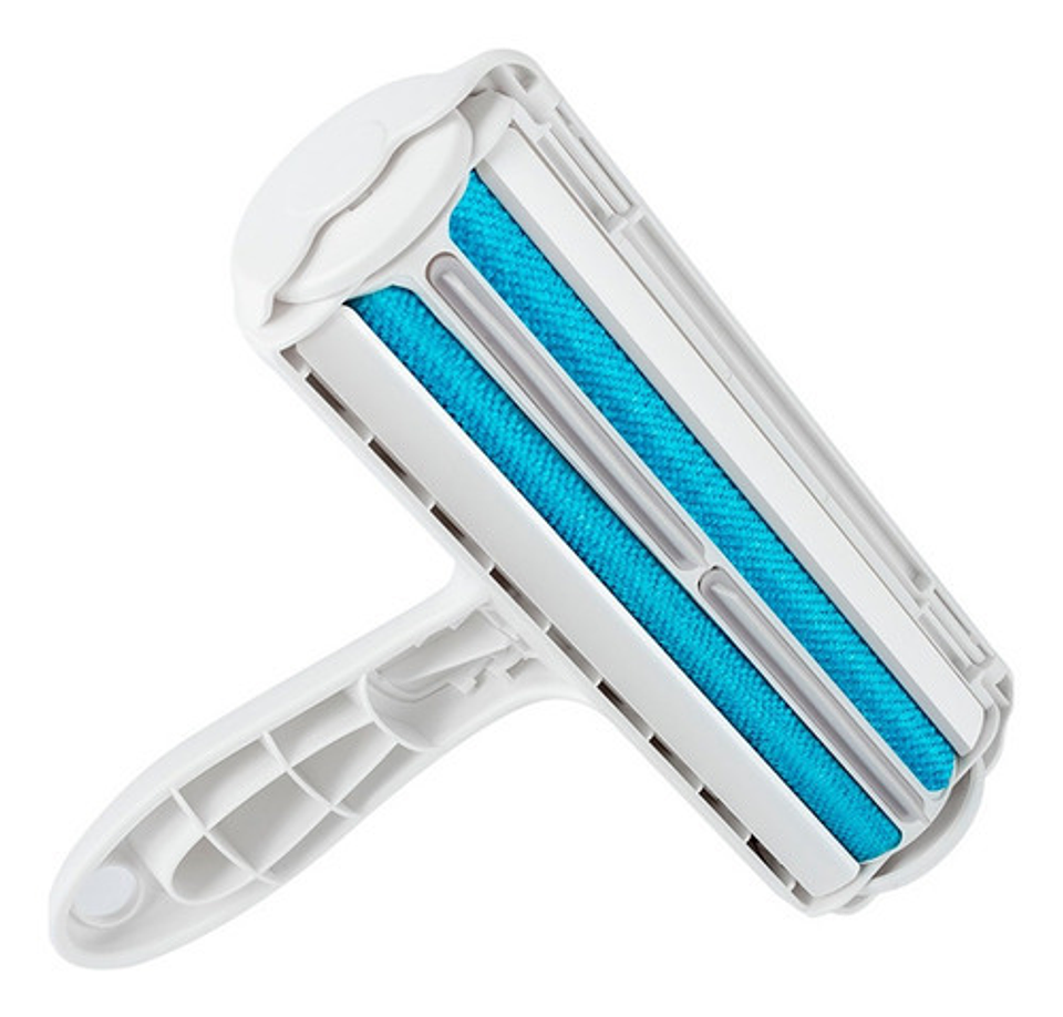 Rodillo Quita Pelo De México Azul Para Mascotas Sin Adhesivo Blanco/azul 1