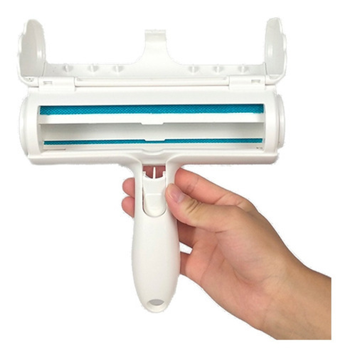 Rodillo Quita Pelo De México Azul Para Mascotas Sin Adhesivo Blanco/azul 7