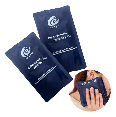 Compresas De Gel Reutilizables Qatar Frio/calor Pack 2 Unidades 23x13 Cm Apto Para Microondas