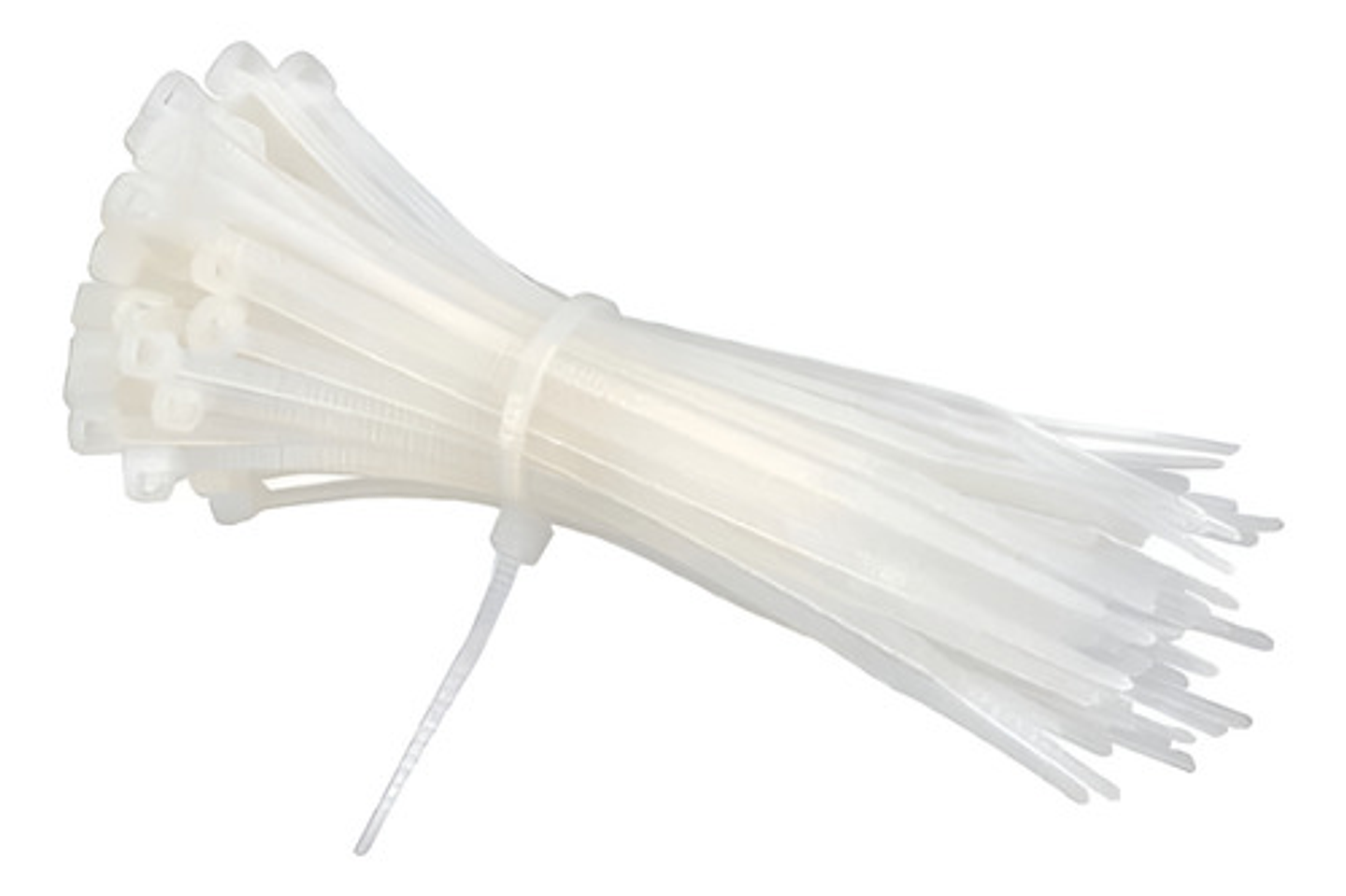 Bolsa Amarras Plásticas Blancas 150mm 100 Unidades Color Bla 3