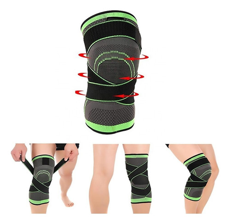 Rodillera De Compresión Con Fibra De Cobre Multiproposito 2