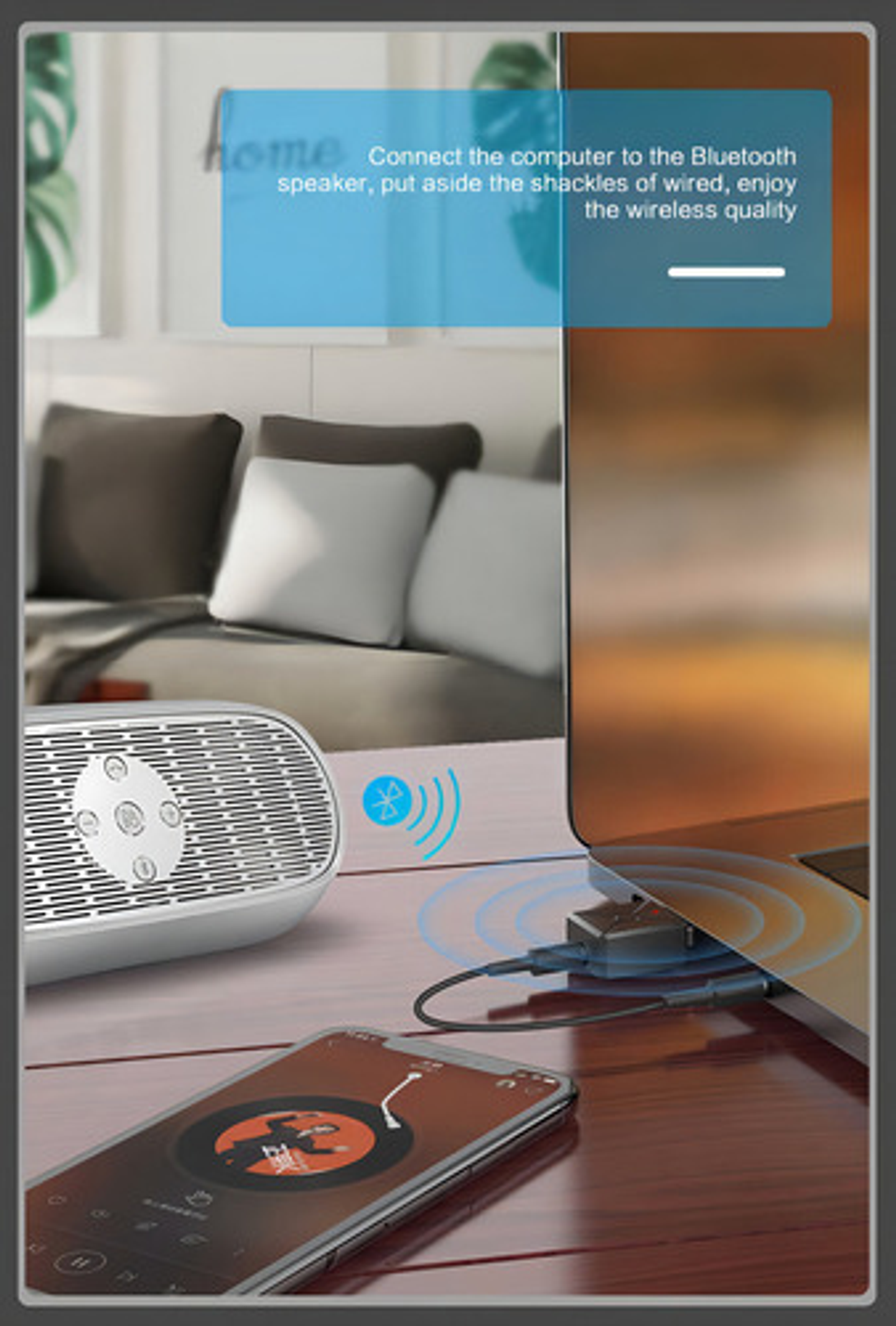 Transmisor Y Receptor Mini Usb Bluetooth 5.0 Tv Aux / Rx- Tx 7