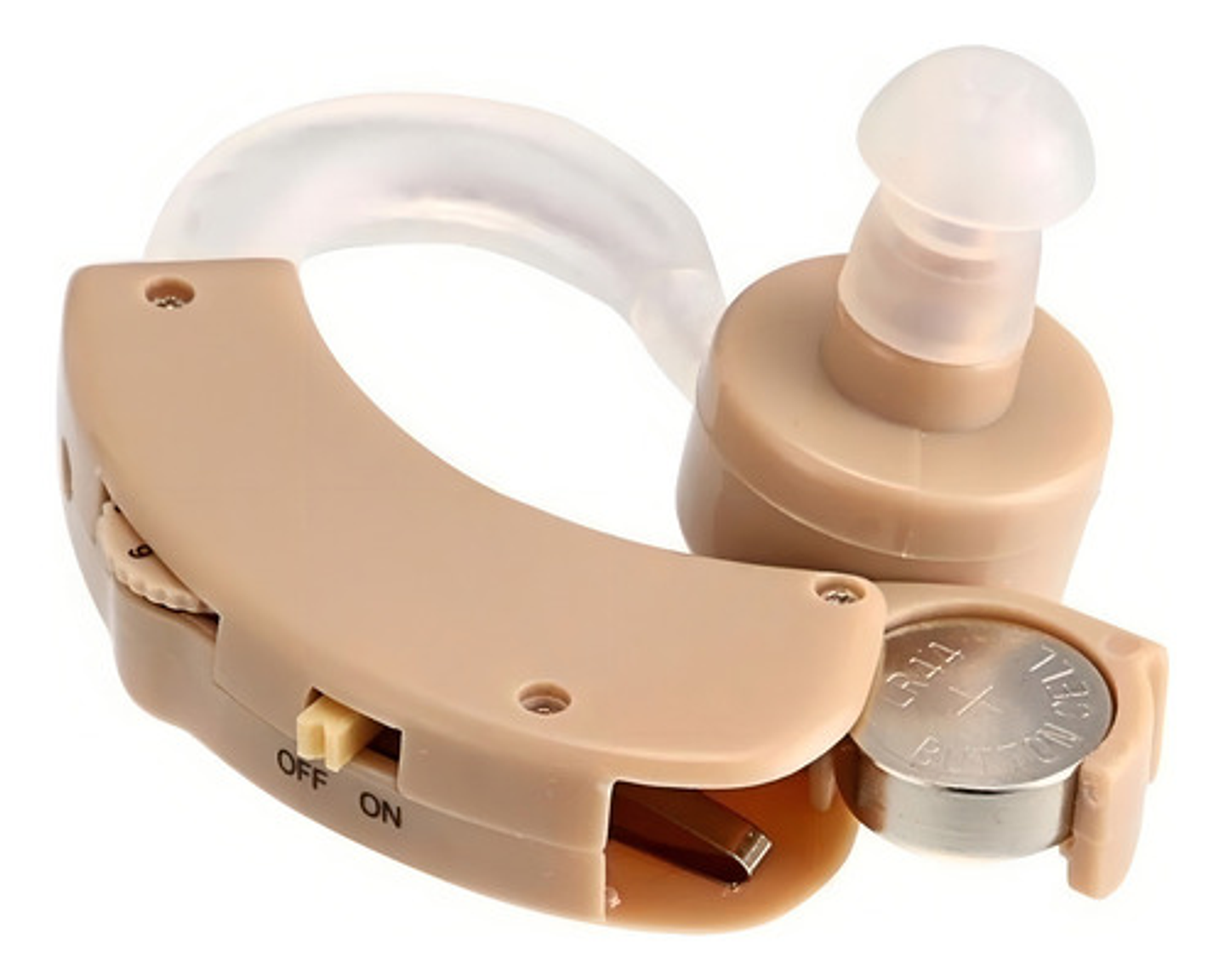 Audífono Ortopédico Cyber Sonic Amplificador Sonido 40db Crema 1